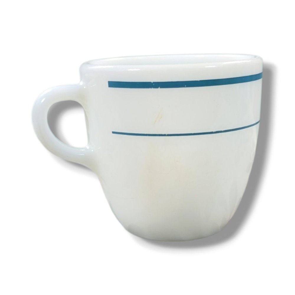 Vintage Pyrex For Corning Decor Milk Glass Mug 723-22 White Coffee Cup